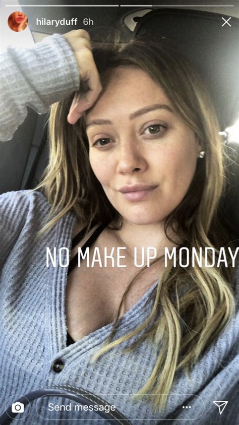 hilary duff makeup no makeup.